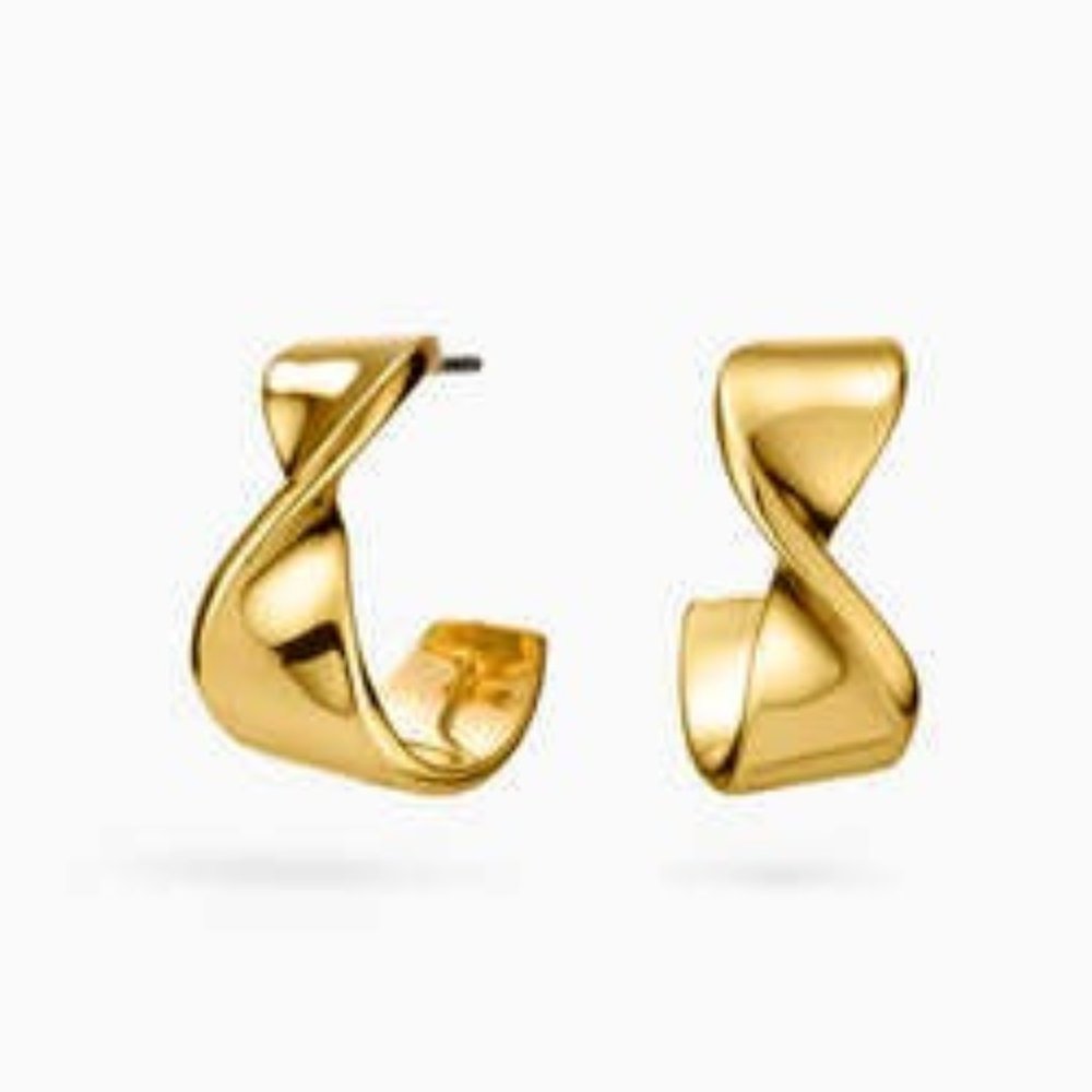 Ana Luisa Jewelry Beyla Small Gold Hoop Earrings